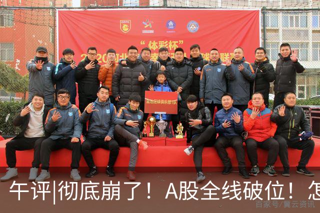 午评|彻底崩了！A股全线破位！怎么办？