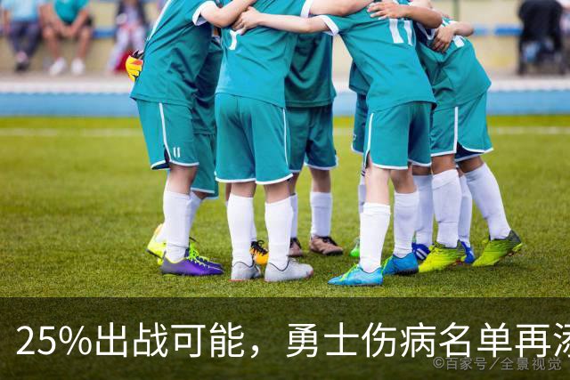 25%出战可能，勇士伤病名单再添一人